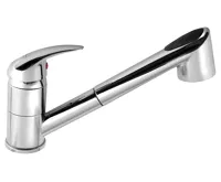 AQUALINE Stojánková dřezová baterie s výsuvnou sprškou, chrom AQUALINE Stojánková dřezová baterie s výsuvnou sprškou, chrom