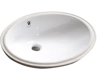 CREAVIT Keramické umyvadlo pod desku, 57x43cm, bílá