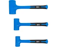 BGS Sada paliček s nylonovou hlavou, bez zpětného rázu, O 47 / 55 / 65 mm, 450 / 765 / 1275 g, (4)