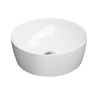 GSI NUBES keramické umyvadlo na desku průměr 40cm, bílá ExtraGlaze