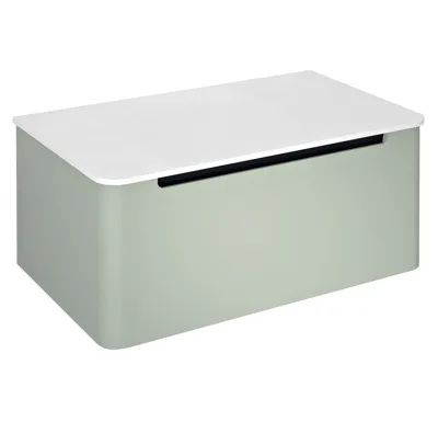 SAPHO KERALA umyvadlová skříňka 80x35x47,5cm, 1x zásuvka, verde