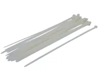 BGS Pásky vázací, bílé, 8,0 x 400 mm, 30dílná BGS Pásky vázací, bílé, 8,0 x 400 mm, 30dílná