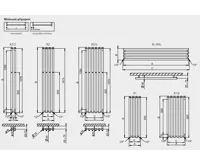 Koupelnový radiátor PMH Rosendal 1500x266mm, Chrom (1)