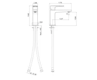 SAPHO DIMY stojánková umyvadlová baterie, černá mat (9)