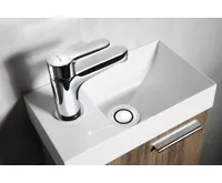 BRUCKNER SIEGER stojánková umyvadlová baterie, výška 126mm, chrom (3)