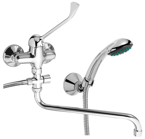 Novaservis paneláková baterie 100 mm lékařská páka metalia 55 chrom - 55075l,0