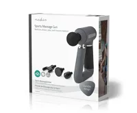 Sportovní masážní pistole se 6-režimy masáže na USB, šedá (5)