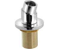 SAPHO Sprchová průchodka na okraj vany s mezikusem F1/2&quot;-M15x1, chrom