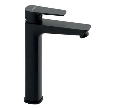 NOVASERVIS Umyvadlová baterie bez výpusti METALIA 58 ECO, černá - 58501/1,5