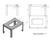 HS Flamingo Stojan ke krbovým vložkám AQUAFLAM ® 17 (4)