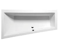 POLYSAN ANDRA L SLIM asymetrická vana 180x90x45cm, bílá (3)