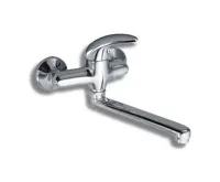 NOVASERVIS Umyvadlová dřezová baterie 100 mm Metalia 55 satino - 55077,9