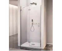 POLYSAN FORTIS EDGE sprchové dveře do niky 1000mm, čiré sklo, levé