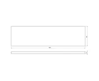 SAPHO AVICE deska pod umyvadlo 180,4x48,8cm, tl.5cm, dub rover (2)