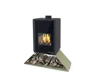 HS Flamingo Krbová kamna FLAMINGO DELUXE ® SENAI, olivová HS Flamingo Krbová kamna FLAMINGO DELUXE ® SENAI, olivová