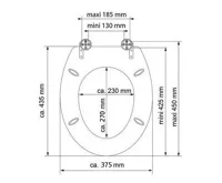 Schütte WC sedátko SEA STONE | MDF, Soft Close (13)