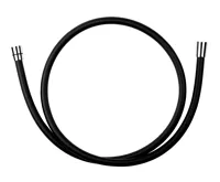 NOVASERVIS Sprchová hadice plastová, 150 cm černá - BLACK/150,5