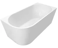 AQUALINE TIBERA R rohová stojící vana, 170x80cm, bílá AQUALINE TIBERA R rohová stojící vana, 170x80cm, bílá