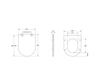 AQUALINE ISABELLA WC sedátko, Soft Close, Easy Take, bílá (ES8516) (6)