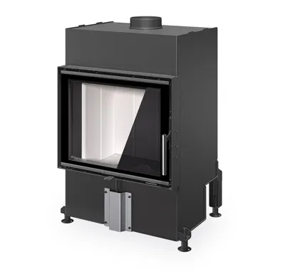 ROMOTOP Krbová vložka HEAT 4G 59.50.06 rovné s otevíráním dvířek do strany, Černý Igniton