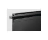 SAPHO ELMIS elektrický sušák ručníků 400x800 mm, 120 W, hliník, černá mat (1)