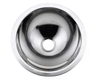 NOFER Zápustné umyvadlo nerezové, průměr 355 mm (4)