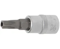 BGS Hlavice zástrčná 1/4&quot; TS-Profil TS 30 s vrtáním