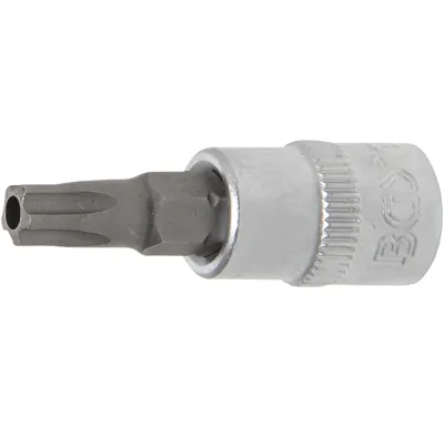 BGS Hlavice zástrčná 1/4" TS-Profil TS 30 s vrtáním