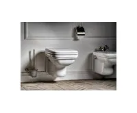 KERASAN WALDORF WC sedátko Soft Close, bílá/bronz (1)