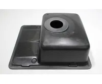 GRANISIL BAIRO 565.5 Granitový dřez s odkapem, černý (11)