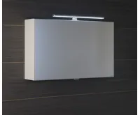 SAPHO CLOE galerka s LED osvětlením 80x50x18cm, bílá (4)