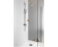 AQUALINE FACTOR sprchový sloup s pákovou baterií, chrom (4)