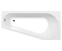 POLYSAN PROJEKTA R asymetrická vana 160x80x44cm, bílá