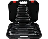 BGS Klíče očkoploché ráčnové 6,0 - 32,0 mm, sada 13 dílů BGS Klíče očkoploché ráčnové 6,0 - 32,0 mm, sada 13 dílů