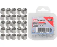 BGS Vložky náhradní M9 x 1,25; 25 ks