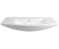 AQUALINE ZERO 97 keramické umyvadlo nábytkové 97x51cm, bílá (3)