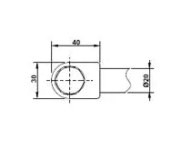 Koupelnový radiátor Korado Koralux Linear Classic KLCM 750/1820 (4)