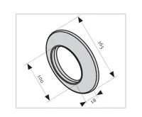 Protherm růžice 100 mm EPDM - venkovní SR1D (1)