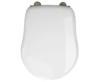 KERASAN RETRO WC sedátko, bílá/bronz (4)