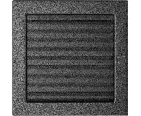 HS Flamingo Krbová mřížka 22x22 BASIC staré stříbro s žaluzií (1)