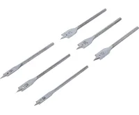 BGS Sada plochých frézovacích vrtáků,  10–25 mm,  6dílná BGS Sada plochých frézovacích vrtáků,  10–25 mm,  6dílná