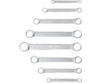 BGS Klíče očkové 6x7 - 20x22 mm, sada 8 dílů, extra ploché (2)