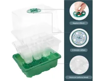 Garden King Minipařeniště s osvětlením 12 sazenic 18,5 x 15 x 14 cm set 5 ks (4)