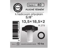 Hartman Sada č.  40: sada pryž.těs.had.sp. 3/8"- 13.5x18.5x2 - 10x4430 Hartman Sada č.  40: sada pryž.těs.had.sp. 3/8"- 13.5x18.5x2 - 10x4430