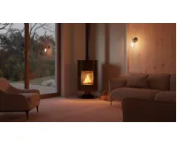 HS Flamingo Krbová kamna MASTERFLAMME ® Grande II, hnědá - sametová (14)