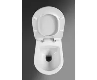 CREAVIT PAULA závěsná WC mísa, 35,5x50cm, bílá (7)