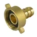 Mosaz hadičník 3/4" x 14 mm s maticí, přímý Mosaz hadičník 3/4" x 14 mm s maticí, přímý