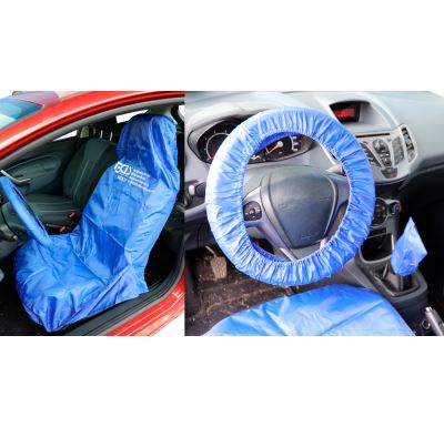 BGS Potahy pro ochranu volantu a sedačky, polyester