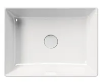 GSI KUBE X keramické umyvadlo na desku, 50x37cm, bílá ExtraGlaze (3)