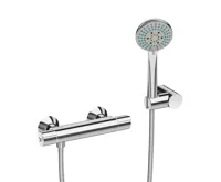 DEEP by JIKA Sprchová nástěnná termostatická baterie se sprchovou sadou, Chrom DEEP by JIKA Sprchová nástěnná termostatická baterie se sprchovou sadou, Chrom